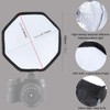 YicDofu 20cm/7.8" Octagonal Flash Diffuser Softbox for Speedlight