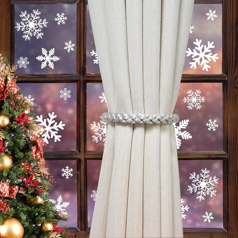 Hiastra Curtain Tiebacks Ropes, 2pcs Decorative Handmade Tie Backs Curtain
