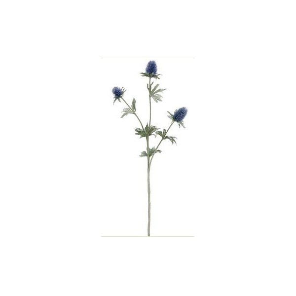 26" Thistle Spray in Blue and Navy