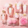 Cesta de Regalo Spa Luxetique Rose Fragrance Premium 8pc Gift