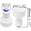 SJZBIN Certified 3/4" Female Thread to 1/4" OD Push to