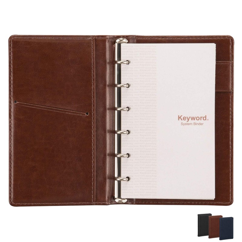 Raymei Fujii JWP7012B Personal Organizer, Keyword, Pocket, Just-Fill Size, Black
