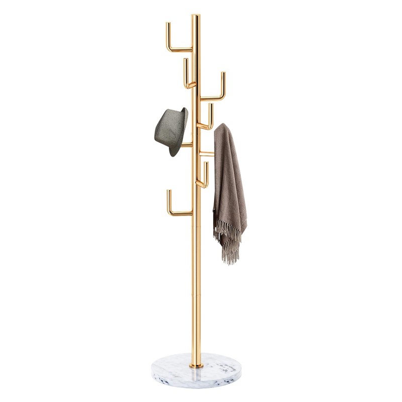 ZOZOE Metal Modern Coat Racks, Cactus Coat Rack Freestanding with