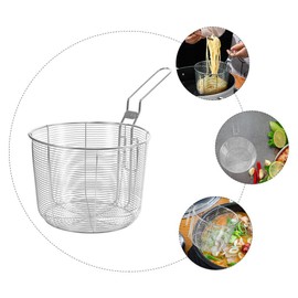 - Strainer Spoon Food Strainer Stainless Steel Pasta Strainer with Handle Boiling Blanching Basket for Restaurant Kitchen Ramen Vegetables