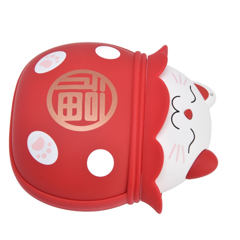 Electric Hand Warmer USB Rechargeable Double Sided Portable Lucky Cat