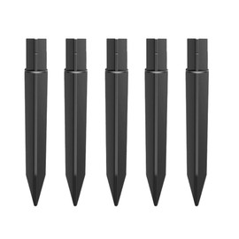 FSSTUD 5 PCS Plastic Ground Spikes Stakes Solar Path Lights Spikes Lawn Light Stakes Holders for Christmas Garden Lights