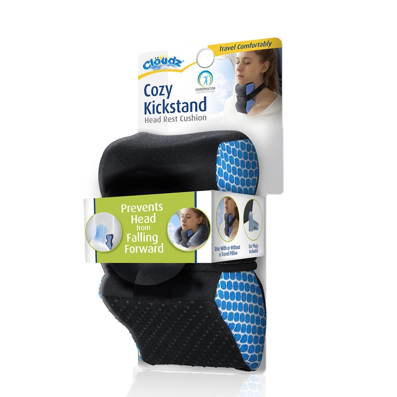 Cloudz Travel Cozy Chin Support & Headrest Cushion