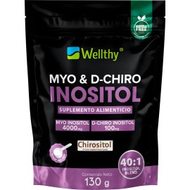 Myo Chiro Inositol 130gr Wellthy Chirositol Sabor