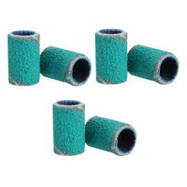 Housoutil 200pcs Nail Art Sanding Bands for Manicure Grinding for Polisher Safe and Tool for Natural Artificial Nails for Salon and Home Use