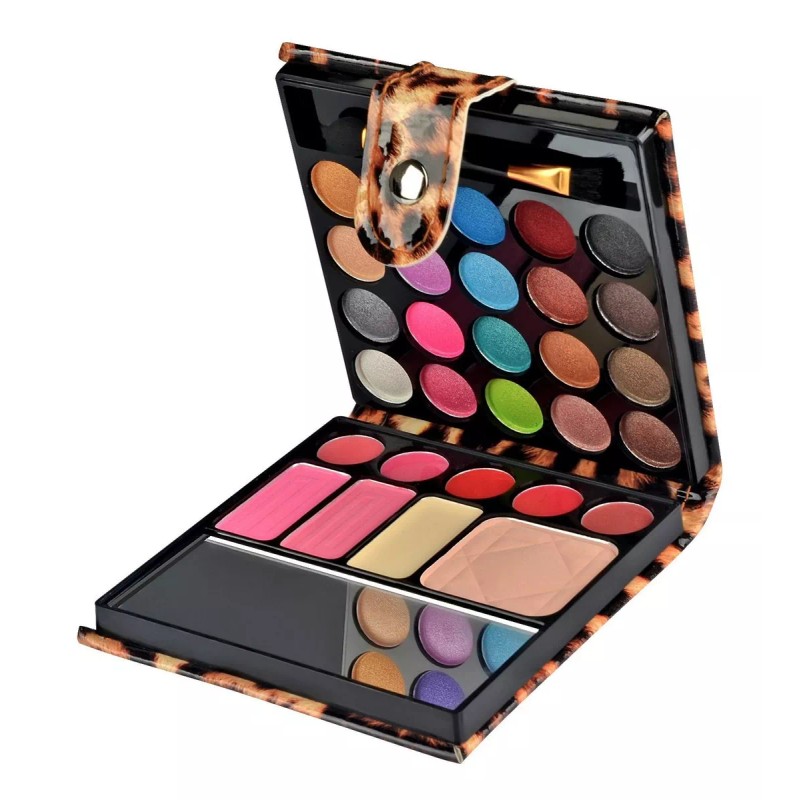 Ecvtop Maquillaje Profesional Paleta De Sombra Brillo Labial