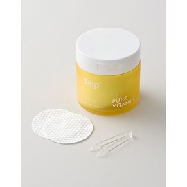 SNP [SNP] 퓨어 비타민 토너 패드 60매 [SNP] Pure Vitamin Toner Pad 60 Sheets