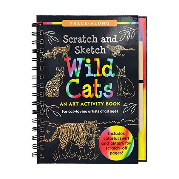 Scratch & Sketch Wild Cats (Trace Along)
