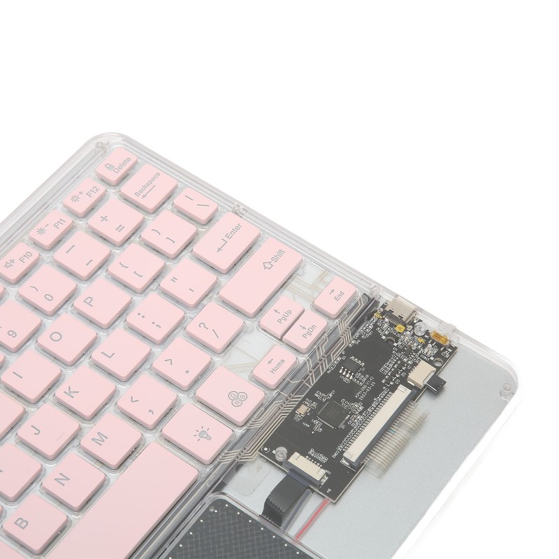Wireless Bluetooth Keyboard Multifunctional Acrylic Keyboard for Windows for Android