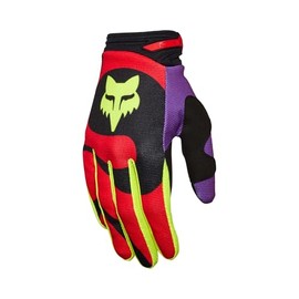 Fox Racing Men's 180 Motocross Dirt Bike Glove, Fluorescent Red Emotion, Large