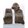 Flygo Womens Fleece 2 Piece Outfits Sweatsuit Crop Pullover Sweatshirt