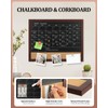 MaxGear Magnetic Chalkboard Calendar Corkboard Monthly Calendar Corkboard for Wall,