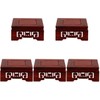 Mobestech 5pcs Vase Base Teapot Base Rock Base Jewelry Display