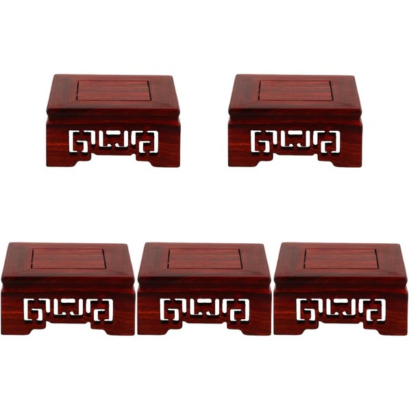 Mobestech 5pcs Vase Base Teapot Base Rock Base Jewelry Display