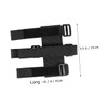 Kisangel 2 Pcs Bike Mount Speaker Holder Adjustable Straps Nylon