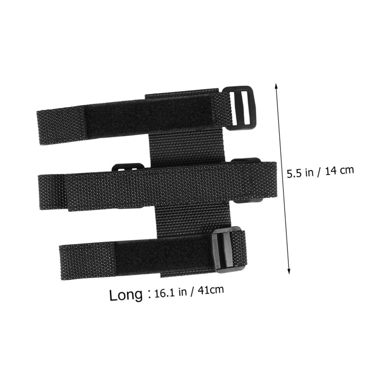 Kisangel 2 Pcs Bike Mount Speaker Holder Adjustable Straps Nylon