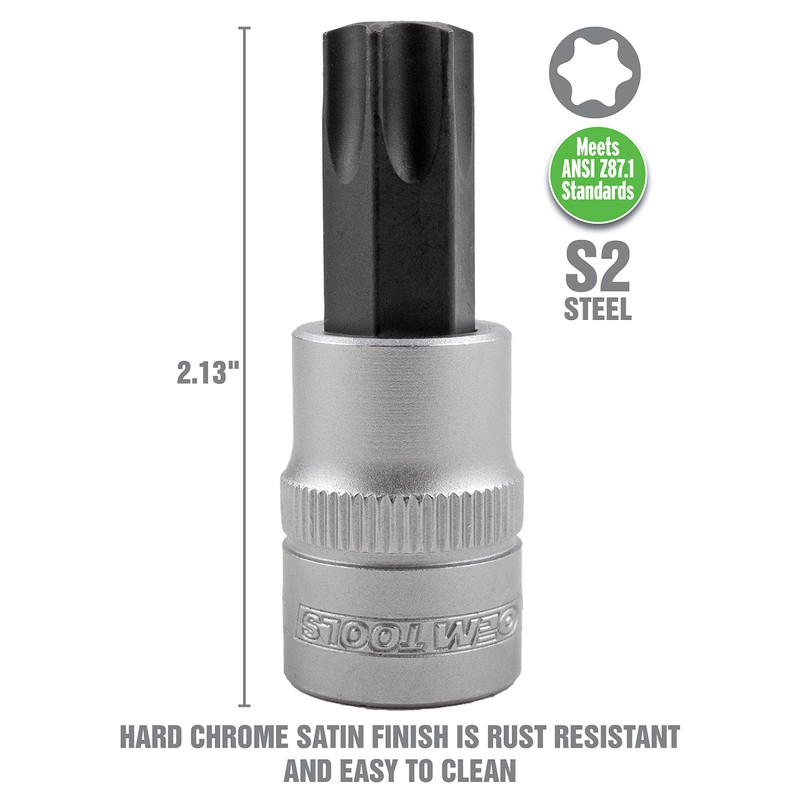 OEMTOOLS 23904 13 Piece Magnetic Star Bit Socket Set, Star