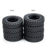RC-Hub 4pcs Rubber Tamiya Wheels Tires 22mm/25mm Wheel Tire for