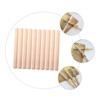 FUNOMOCYA 10pcs Wooden Rolling Pin for Baking Smooth Non Stick