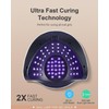 288W Professional Nail Lamp with 66 LEDs & Smart Sensor