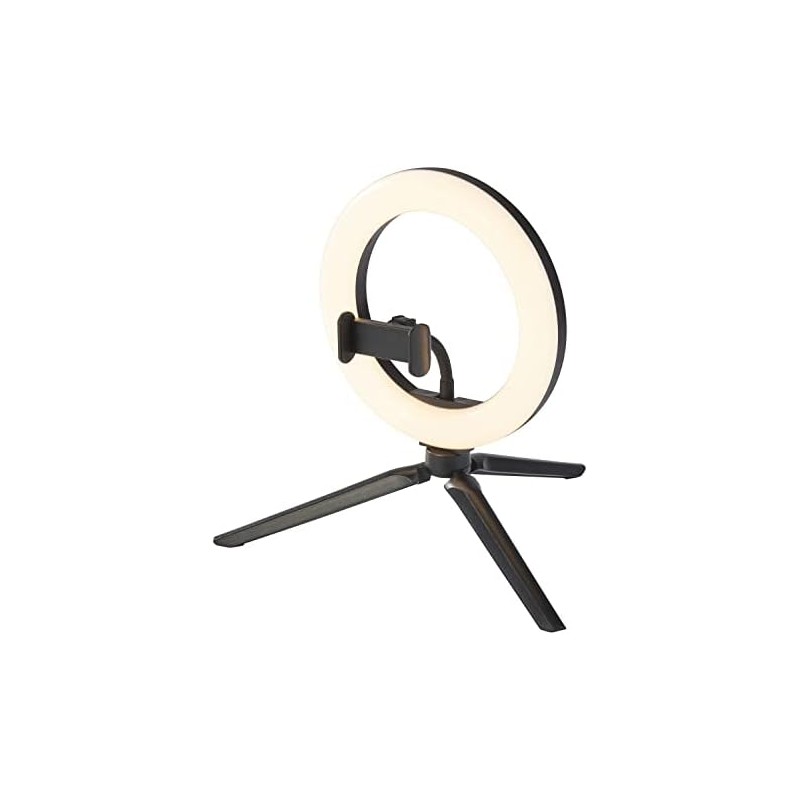 LEDVANCE Mobile Camera Light Ring Desktop, 5.5 W, Negro