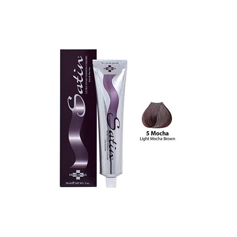 Satin, Developlus Color Mocha #5, 3 Ounce