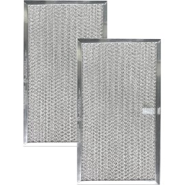 Air Filter Factory Compatible With Broan 1172281 Range Hood Aluminum Mesh Grease Filters (2 Pack)