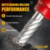 CAELUM Cylinder Tungsten Carbide Cutter, High-Performance Rotary Carving Bit, Metal