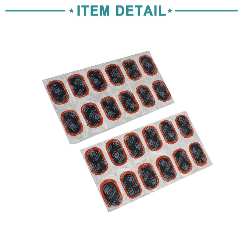 ACROPIX 24pcs Car Tire Puncture Repair Patch Patch Rubber Tool