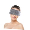 Ipetboom Grey Sleep Blindfold Comfortable Cotton Sleep Eyeshade Light Blocking