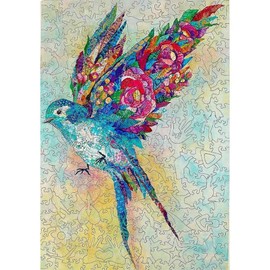 Twigg Puzzle Wooden Jigsaw Puzzle 315 Piece - Botanical Swallow