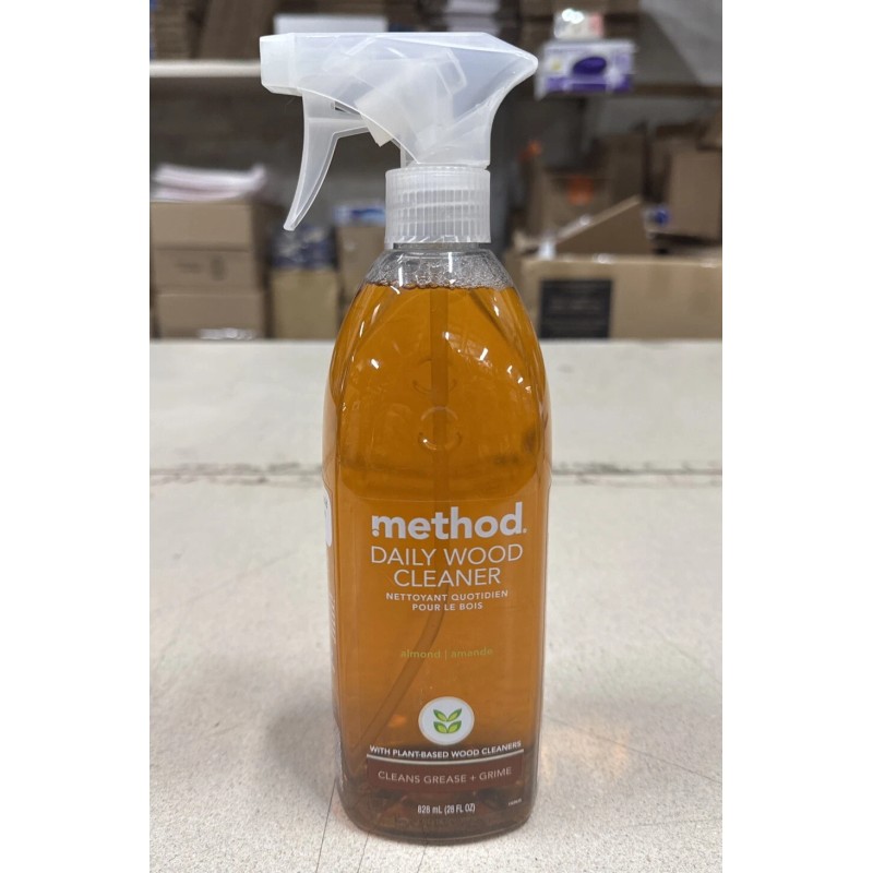 Method Plant-Based Daily Wood Cleaner Spray Almond, 28 Oz Each