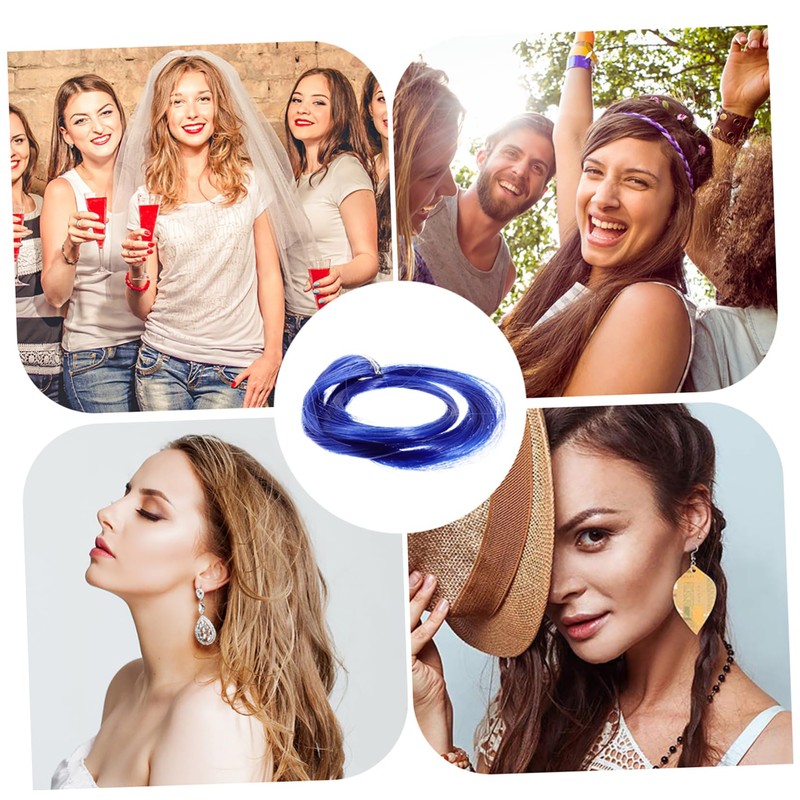 IWOWHERO 10pcs Curly Wavy Clip in Hair Extensions Long Colored