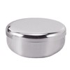Stainless Steel Rice Bowl with Lids Multipurpose Single Layer Mixing