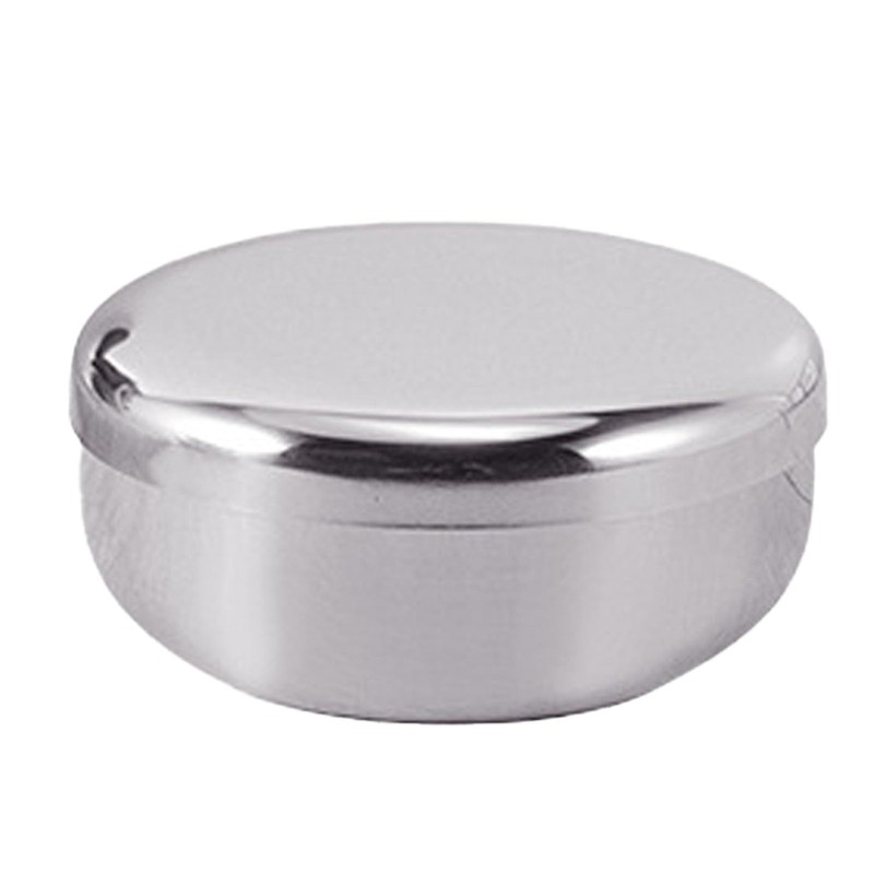Stainless Steel Rice Bowl with Lids Multipurpose Single Layer Mixing