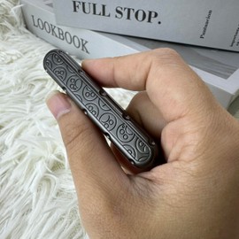 T-Conceal EDC Fidget Slider Fidget Toy Adult Stress Relief Metal Rotation Push Pull ADHD Recreational Fidget Toy Tactile Coin Fritter