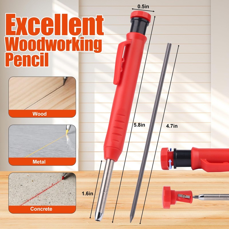 RONGPRO 2pcs Rafter Square, 12-inch & 7-inch Carpenter Sqaure Set