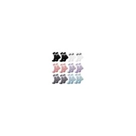 16par Calcetines Yoga Calcetas Antiderrapantes Pilates Mujer                                                                                          