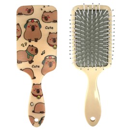 Cartoon Cute Capybara Air Cushion Comb, 1 Pcs Capybara airbag Comb, Massage Comb, Anti Static Combs Styling Tool, Curly Hair Brush For Women and Girl Hair