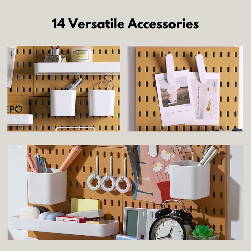 Keepo Pegboard Combination Kit, Pegboards and Accessories Modular Hanging for