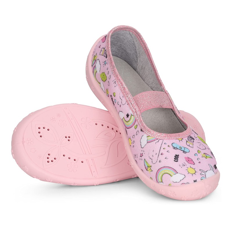 Ladeheid LARW008 girl’s slippers - Pink rainbow, size: 27 EU