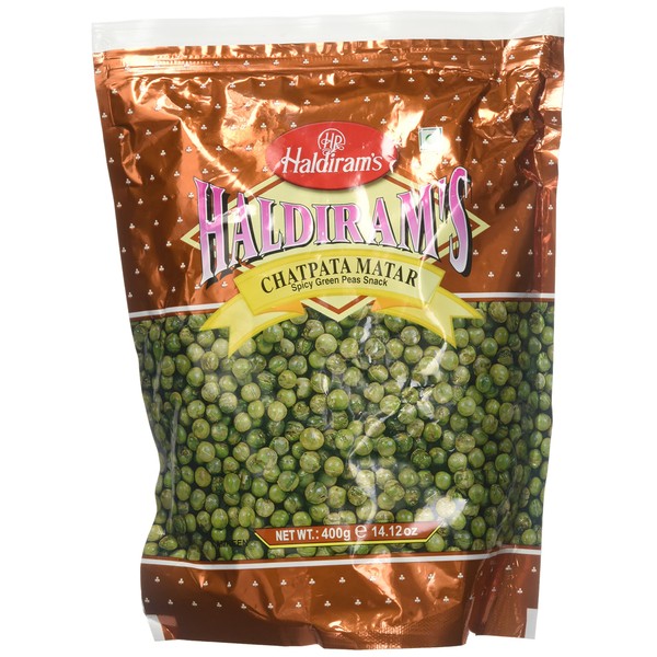Haldiram Chatpata Mater (Spicy Green Peas Snack) 14 oz