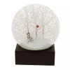 CoolSnowGlobes Chocolate Labrador Retriever in Woods Snow Globe CoolSnowGlobes -