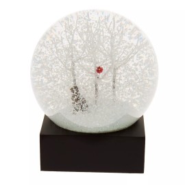 CoolSnowGlobes Chocolate Labrador Retriever in Woods Snow Globe CoolSnowGlobes - Dog Home Décor