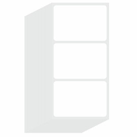 Hybsk 60 PCS Rectangle Removable Labels for Jars Containers Pantry Stickers- No Messy Residue After Use with Easy Write Surface (2 x 3 inch)