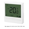 Smart Fan Coil Thermostat ABS LCD Screen Anti Interference Intelligent